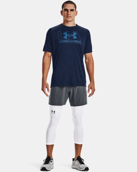 Men's UA Velocity 21230 T-Shirt, Navy, pdpMainDesktop image number 2